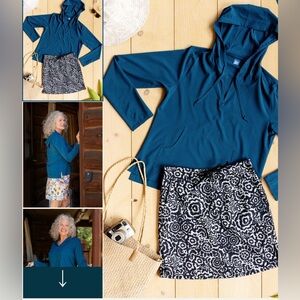 Ripskirt Hawaii Sun Hoody, Navy, Medium